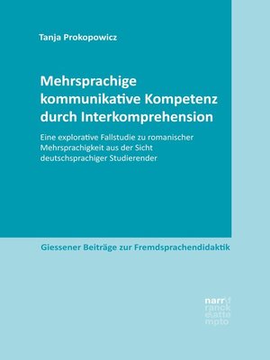 cover image of Mehrsprachige kommunikative Kompetenz durch Interkomprehension